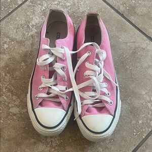 Converse Women's Pink Lace-Up Sneakers